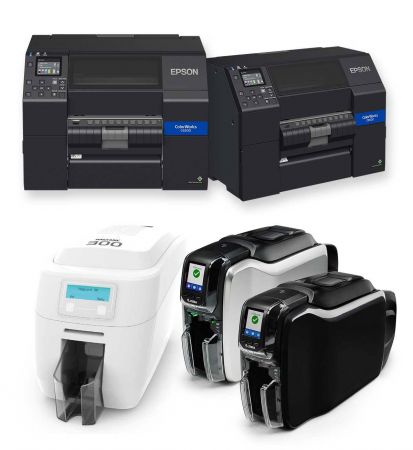 Label and card printers of established manufacturers
